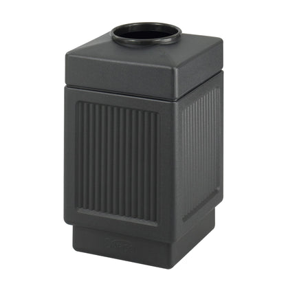 Outdoor Trash Can – Commercial Style Waste Bin, Durable All-Weather Garbage Container