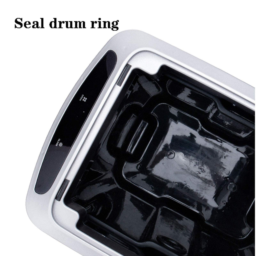 Smart Stainless Steel Touchless Trash Can, 20–30L Rectangular Kitchen Waste Bin with Lid