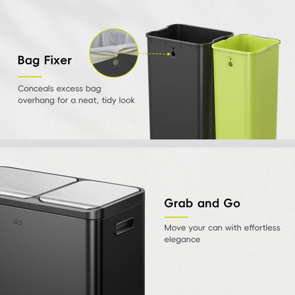 EKO Dual Compartment Trash Can