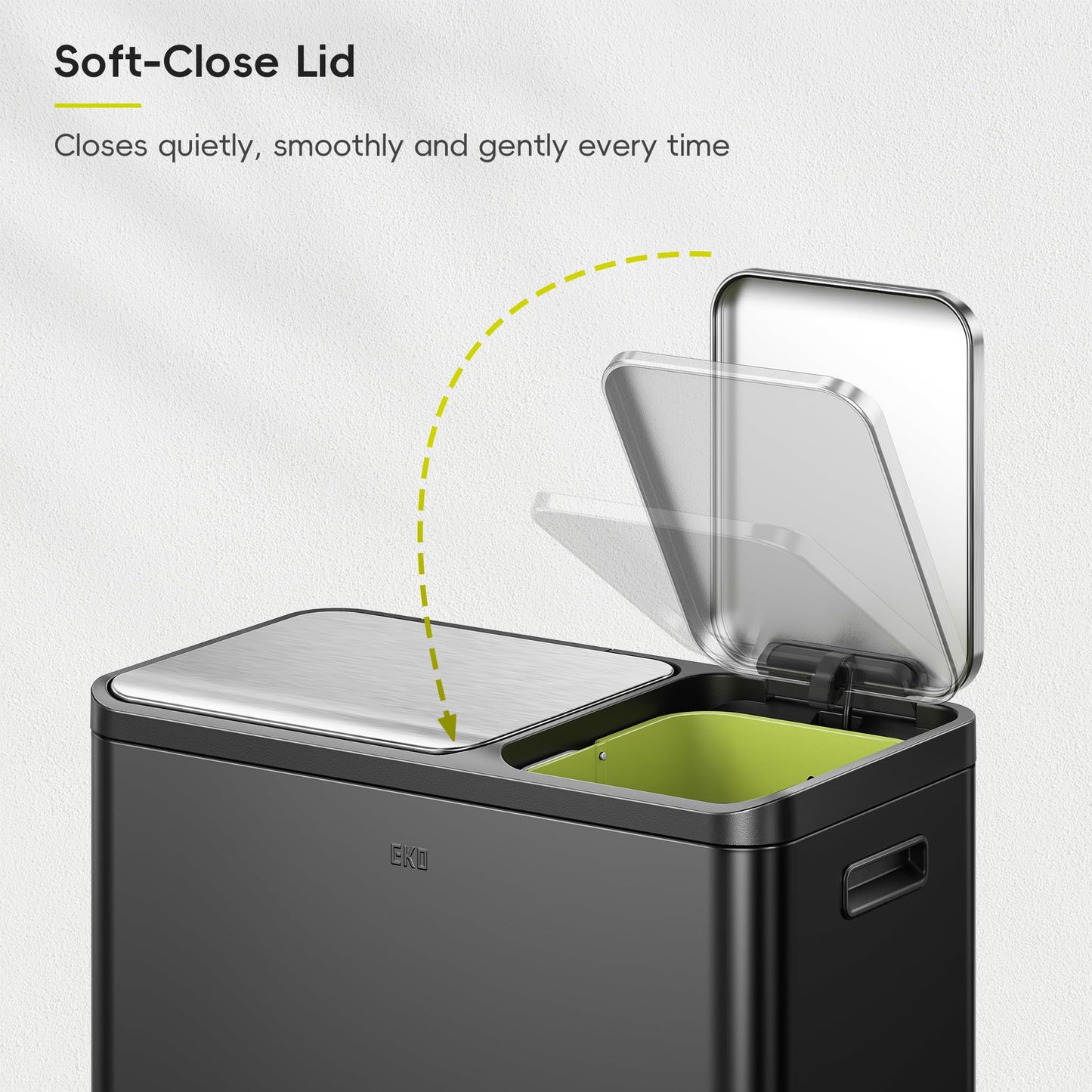 EKO Dual Compartment Trash Can