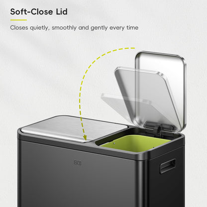EKO Dual Compartment Trash Can