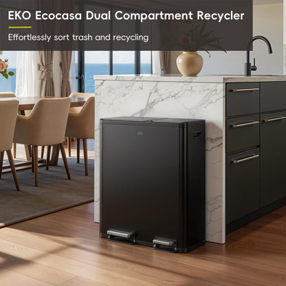 EKO Dual Compartment Trash Can