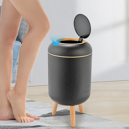 Smart Sensor Wastebasket – Waterproof Plastic, Touchless Lid, Hygienic Kitchen Bathroom Bedroom Office Bin