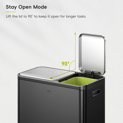 EKO Dual Compartment Trash Can
