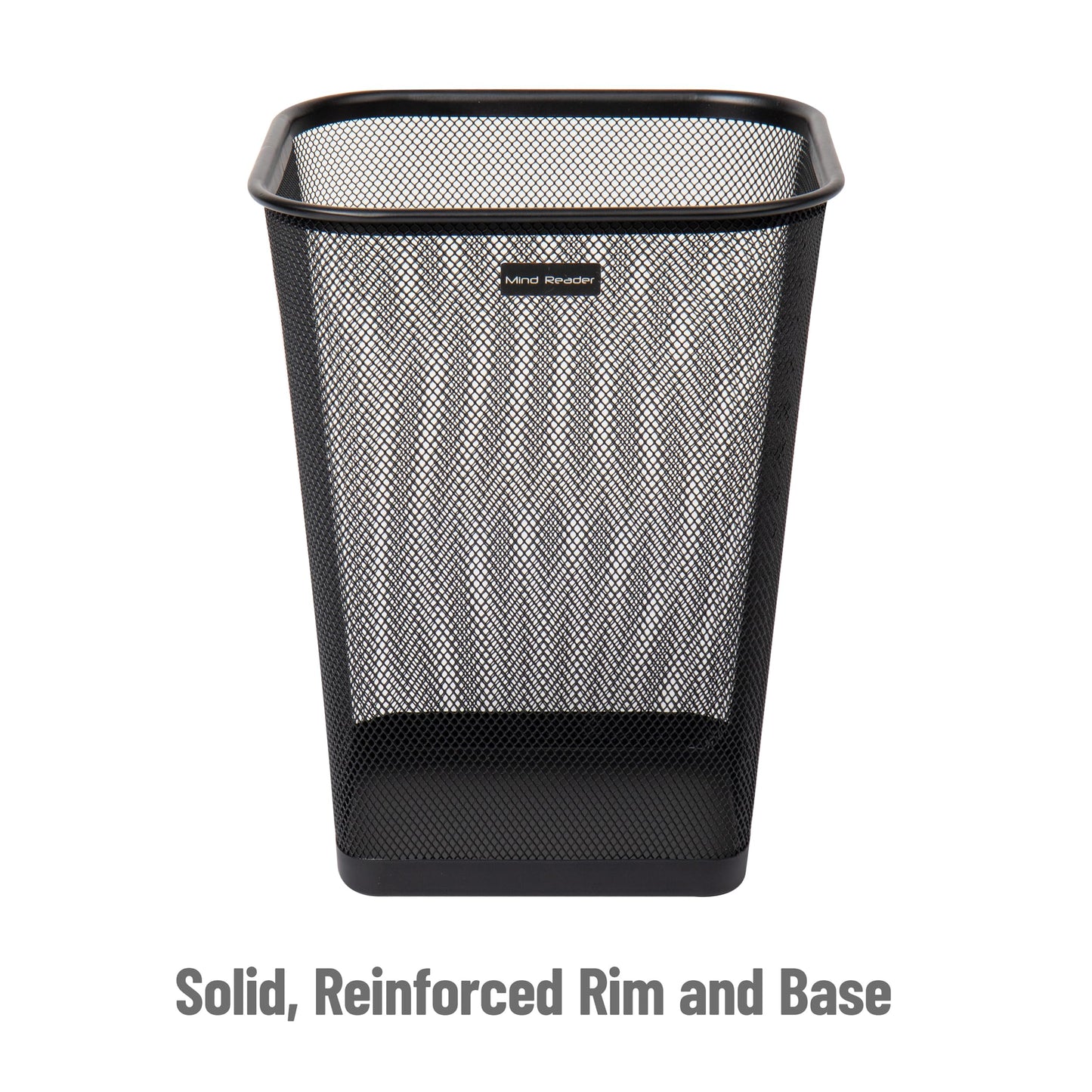 Mesh Trash Can – Office & Bedroom Waste Bin, Lightweight Metal Wire Garbage Basket