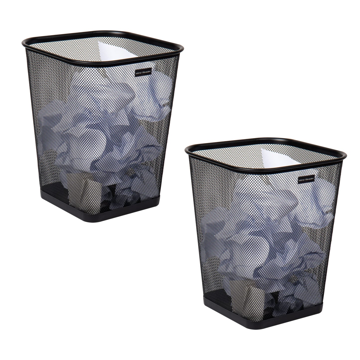 Mesh Trash Can – Office & Bedroom Waste Bin, Lightweight Metal Wire Garbage Basket